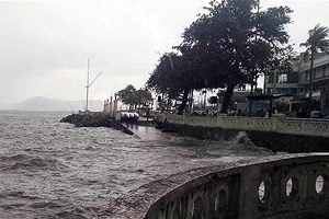Cidade tem previsão de ventos e maré acima do normal na quarta-feira