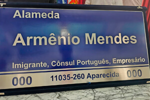 Alameda Armênio Mendes - Modernização e inspiração urbanística para cidade de Santos