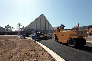 Começa a pavimentação no último trecho viário da Nova Ponta da Praia de Santos
